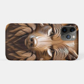 Coques Case-Mate iPhone La sculpture sur bois de loup, (Dos (Horizontal))