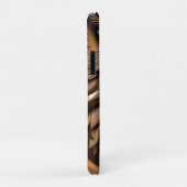 Coques Case-Mate iPhone La sculpture sur bois de loup, (Dos/Droite)
