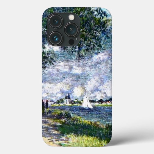 Coques Case-Mate iPhone La Seine à Argenteuil par Monet, (Verso)