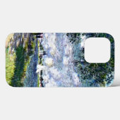Coques Case-Mate iPhone La Seine à Argenteuil par Monet, (Verso (horizontal))