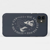 Coques Case-Mate iPhone La sirène seule d'île (Dos (Horizontal))