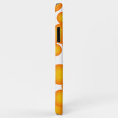 Coques Case-Mate iPhone La stylisation des années 70 Orange (Dos/Droite)