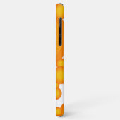 Coques Case-Mate iPhone La stylisation des années 70 Orange (Dos/Gauche)
