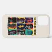 Coques Case-Mate iPhone La Suicide Squad | Rétro Grid With Harley Quinn (Verso (horizontal))