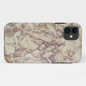 Coques Case-Mate iPhone La tentation de St Anthony (gravure) (Dos (Horizontal))