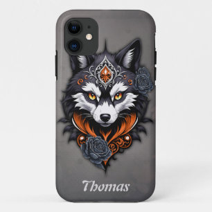 Case-Mate iPhone Case La tête de loup majestueuse, finie en profondeur,