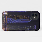 Coques Case-Mate iPhone La tour de Dubaï Cayan la nuit (Dos (Horizontal))