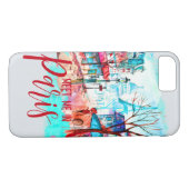 Coques Case-Mate iPhone La Tour Eiffel me rencontre à Paris (Dos (Horizontal))