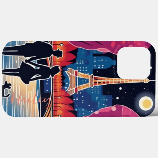 Coques Case-Mate iPhone La Tour Eiffel, point de repère de Paris (Verso (horizontal))