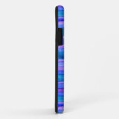 Coques Case-Mate iPhone La turquoise rocailleuse, bleu, violette a peint (Dos/Droite)