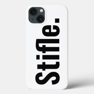 Case-Mate iPhone Case La typographie amusante citation étouffer être cal
