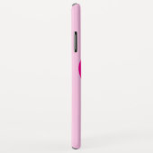 Coques Case-Mate iPhone La Vie, c'est le bon Coeur, nom personnel (Dos/Droite)