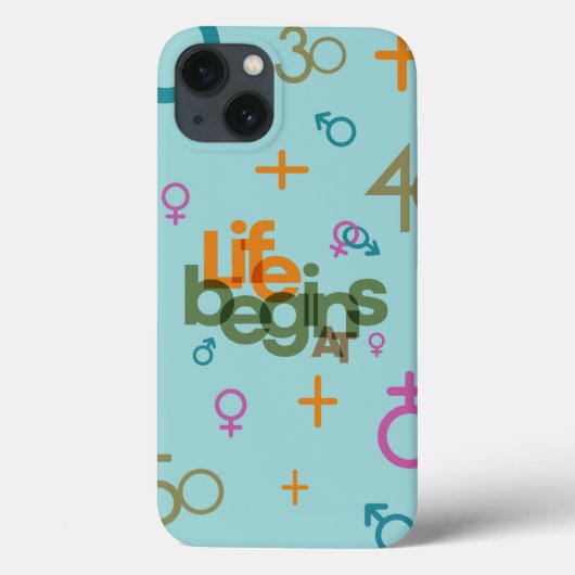 Coques Case-Mate iPhone La Vie Commence À (Personnaliser) | (Verso)