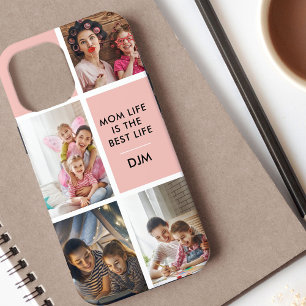 Case-Mate iPhone Case La vie de maman est la meilleure vie 4 Initiales p