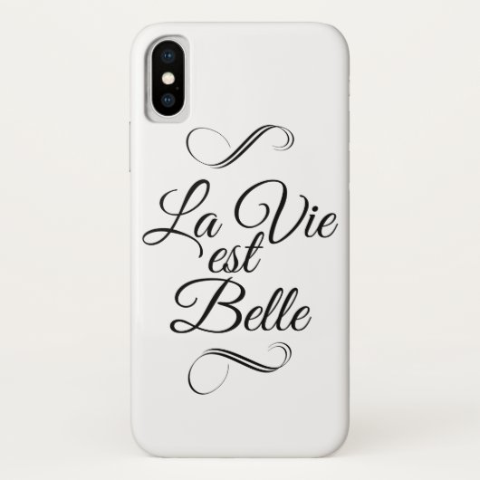 Coques Case-Mate iPhone La vie est belle (Dos)