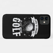 Coques Case-Mate iPhone La vie est courte. Jouez plus de golf (Dos (Horizontal))