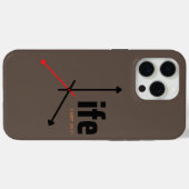 Coques Case-Mate iPhone la vie est courte, vivez-la (Verso (horizontal))