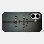 Coques Case-Mate iPhone la vie est difficile (Verso (horizontal))