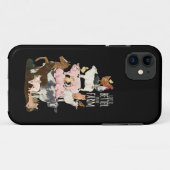 Coques Case-Mate iPhone La vie est meilleure à la ferme, Animaux mignons, (Dos (Horizontal))