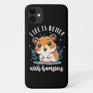 Case-Mate iPhone Case La vie est meilleure avec des hamsters