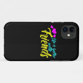 Coques Case-Mate iPhone La vie est meilleure avec les amis (Dos (Horizontal))