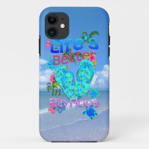 Coque iPhone 11 La vie est meilleure dans des bascules