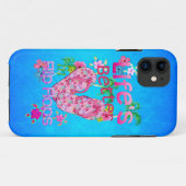 Coques Case-Mate iPhone La vie est meilleure en tongs (Dos (Horizontal))