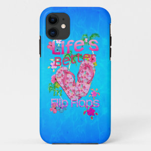 Coque Case-Mate Pour iPhone La vie est meilleure en tongs