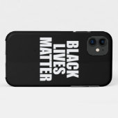 Coques Case-Mate iPhone La vie noire importe (Dos (Horizontal))