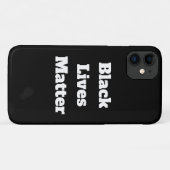 Coques Case-Mate iPhone La vie noire importe (Dos (Horizontal))