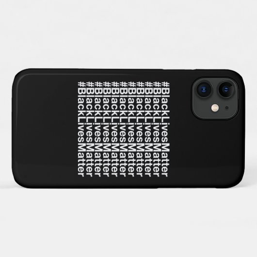 Coques Case-Mate iPhone La vie noire importe (Dos (Horizontal))