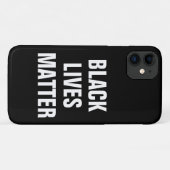 Coques Case-Mate iPhone La vie noire importe (Dos (Horizontal))