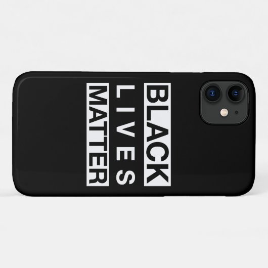 Coques Case-Mate iPhone La vie noire importe (Dos (Horizontal))