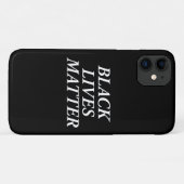 Coques Case-Mate iPhone La vie noire importe (Dos (Horizontal))