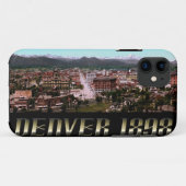 Coques Case-Mate iPhone La ville de Denver 1898 (Dos (Horizontal))