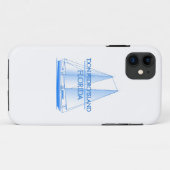 Coques Case-Mate iPhone La voile nautique côtière de l'île Don Pedro (Dos (Horizontal))