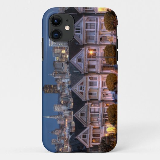 Coques Case-Mate iPhone La vue de nuit des maisons "a peint dames" (Dos)