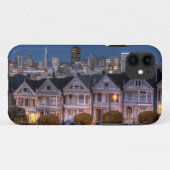Coques Case-Mate iPhone La vue de nuit des maisons "a peint dames" (Dos (Horizontal))