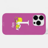 Coques Case-Mate iPhone L'ABC de Dr Seuss : Lettre L - Blanc | Ajoutez vot (Verso (horizontal))