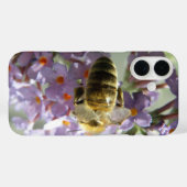 Coques Case-Mate iPhone L'abeille à miel et les fleurs de Buddleia (Verso (horizontal))