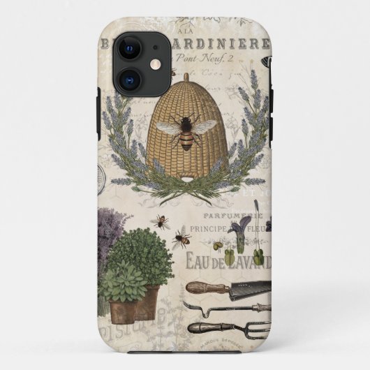 Coques Case-Mate iPhone L'Abeille Vintage (Dos)