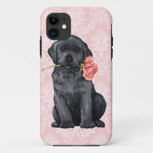 Case-Mate iPhone Case Laboratoire de noir de rose de Valentine