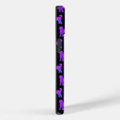 Coques Case-Mate iPhone Labradoodé Chien rose bleu Silhouette Mono noir (Verso / Droite)