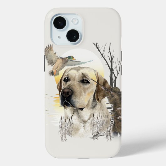 Coques Case-Mate iPhone Labrador, chasse aux canards (Verso)