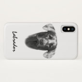 Coques Case-Mate iPhone Labrador Chien élégant (Dos (Horizontal))