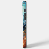 Coques Case-Mate iPhone Labrador Halloween avec citrouilles effrayant (Verso / Gauche)