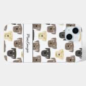 Coques Case-Mate iPhone Labrador Retriever Chien Personnalisé (Verso (horizontal))