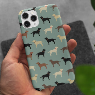 Coque iPhone 15 Pro Max Labrador Retriever Chien Silhouettes Laboratoires 