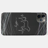 Coques Case-Mate iPhone Labrador Retriever est le Cool Heartbeat Minimal C (Dos (Horizontal))
