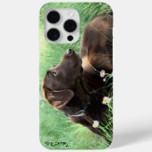 Coques Case-Mate iPhone Labrador Retriever Et Fleurs Violettes (Verso)
